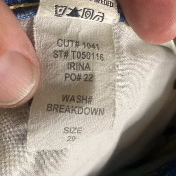 Trave Irina light wash (breakdown) slim jeans size 29 distressed inseam 28 - Picture 15 of 16